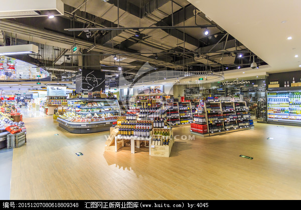 光影交织的消费现场 超市摄影中的零售美学